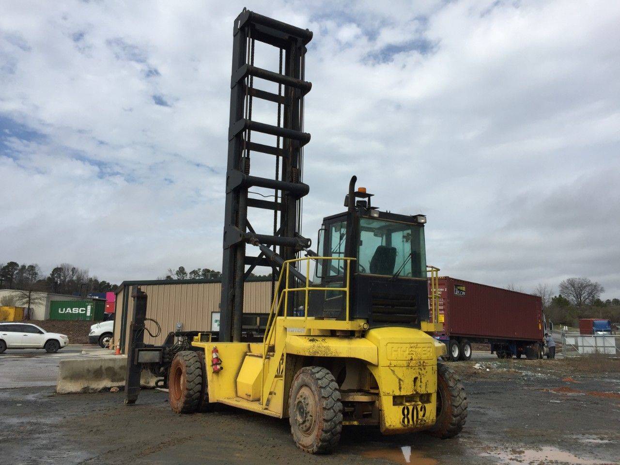 2000 Diesel Hyster H400HD-EC Container Handlers (Loaded/Empty)