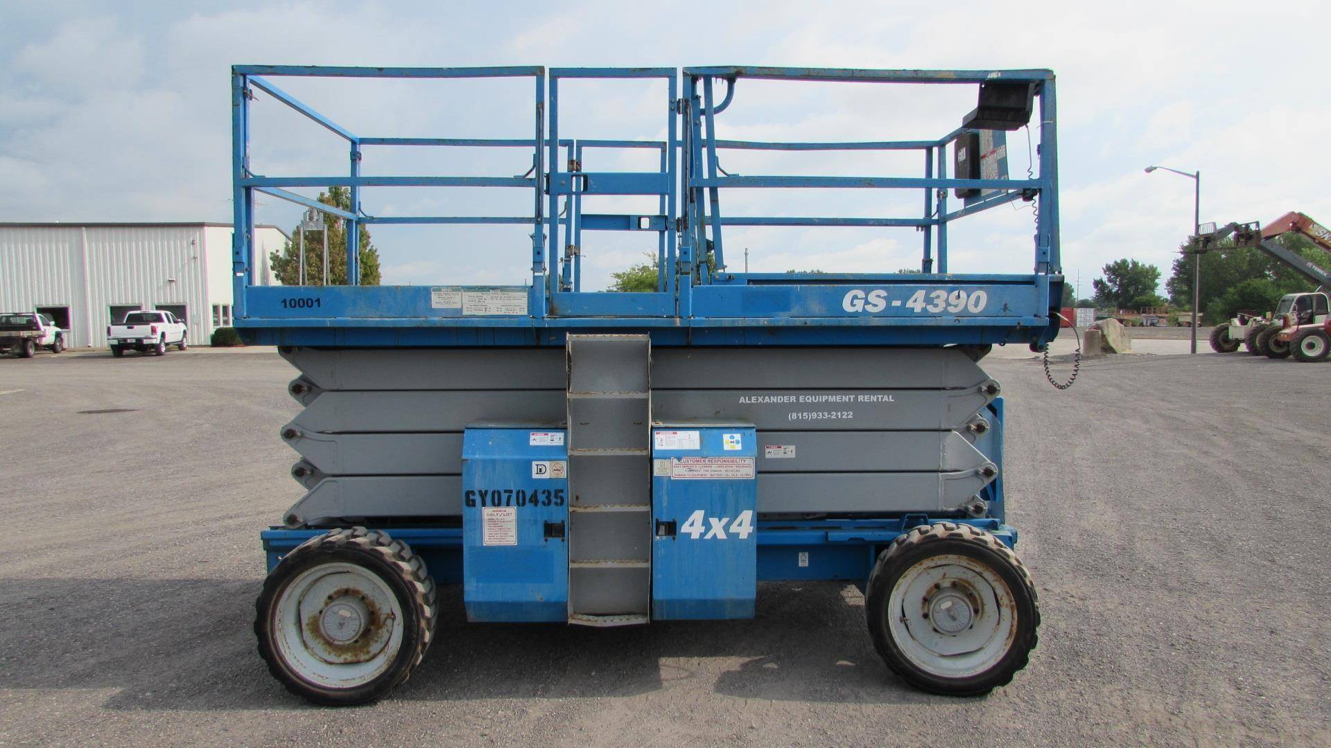 2007 Diesel Genie GS4390RT Rough Terrain