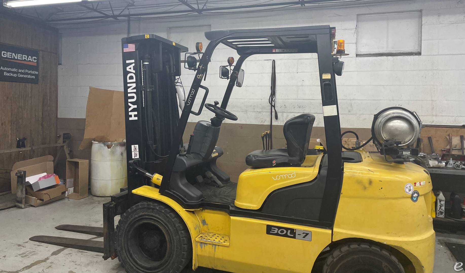 2008 Hyundai 30L-7 Pneumatic Tire Forklift