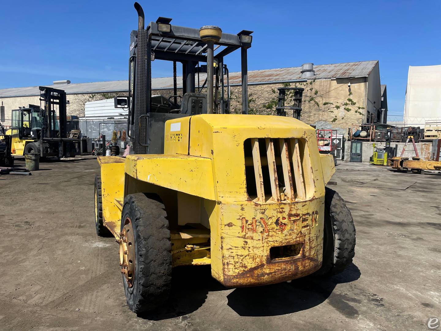 2000 Diesel Hyster H210xl Pneumatic Tire 4 Wheel Sit Down