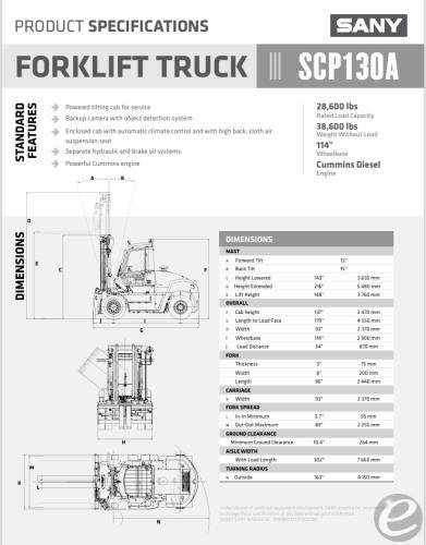 2019 Sany SCP130A