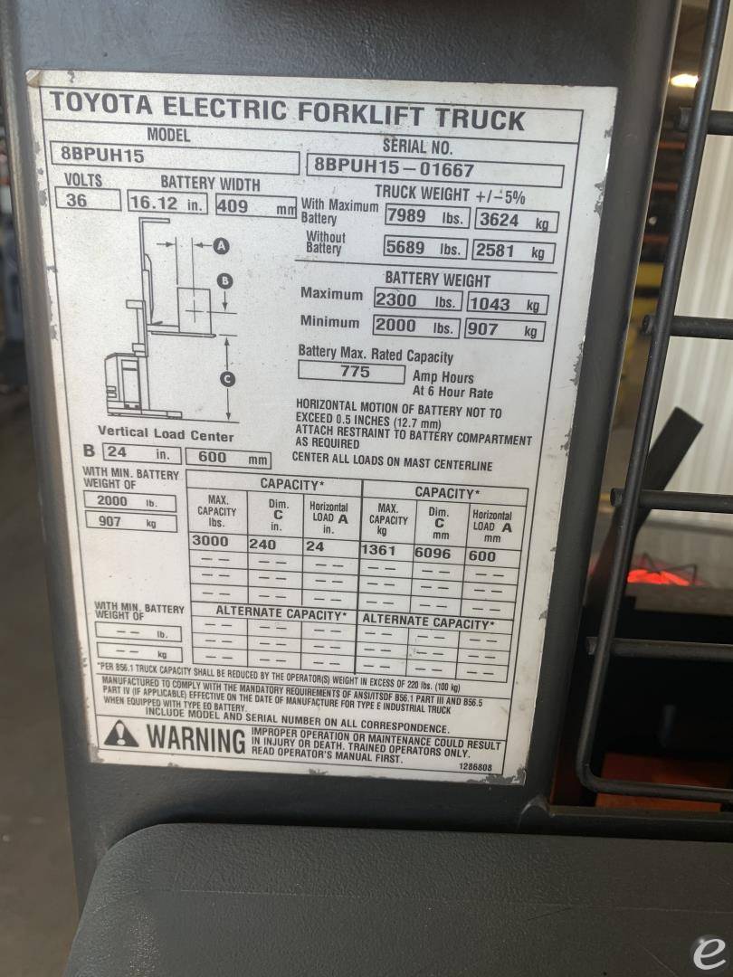 2019 Toyota 8BPUH15240