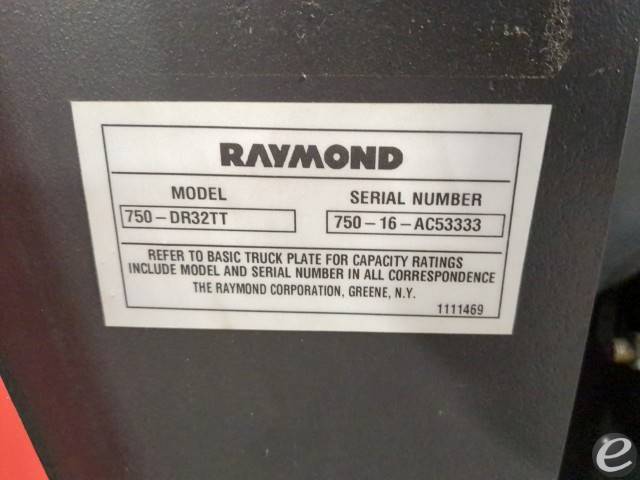 2016 Raymond 750-DR32TT