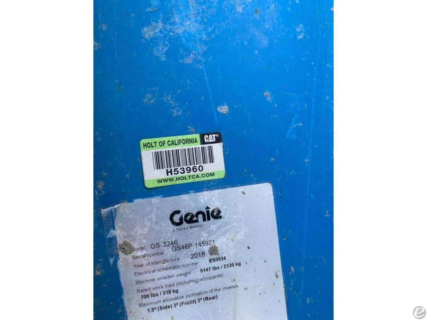 2018 Genie GS3246