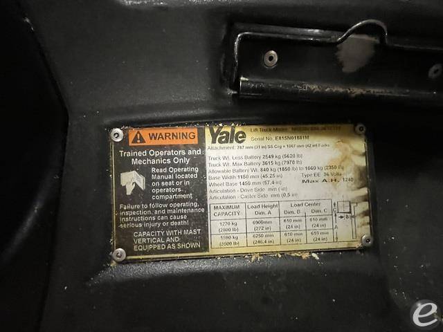 2014 Yale NR035EB