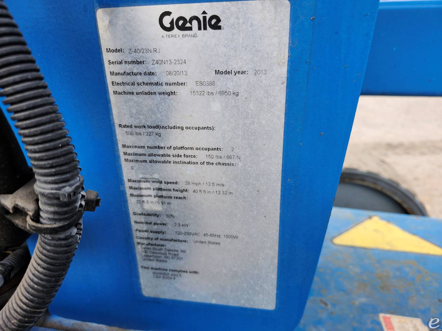 2013 Genie Z-40/23N