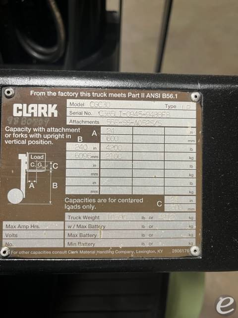 1998 Clark CGC30