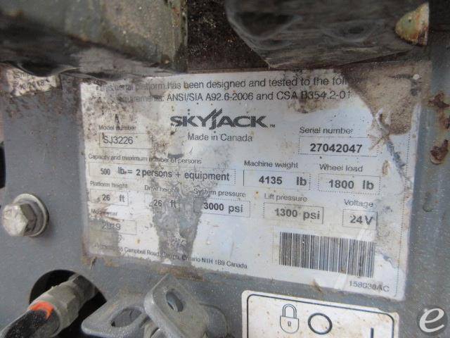 2018 Skyjack SJIII3226