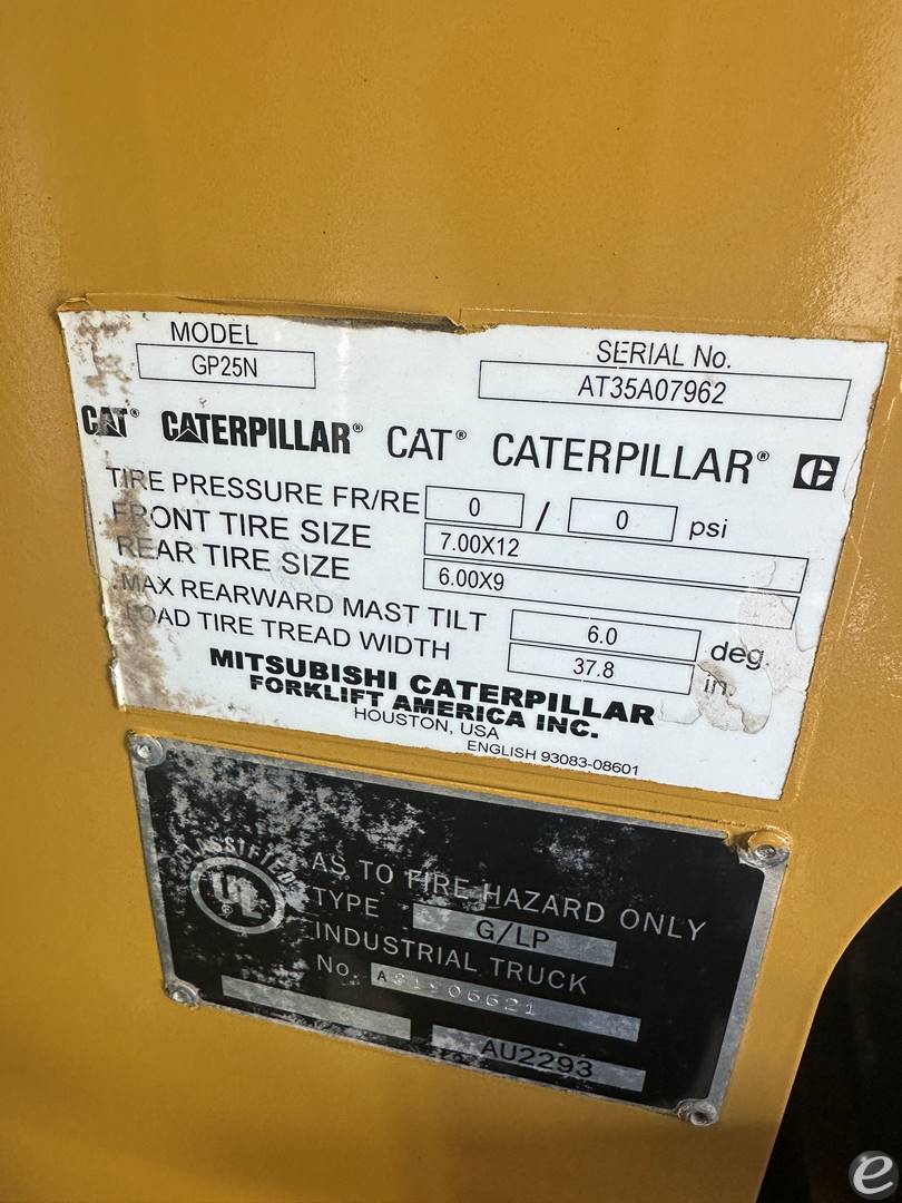 2019 Cat GP25N