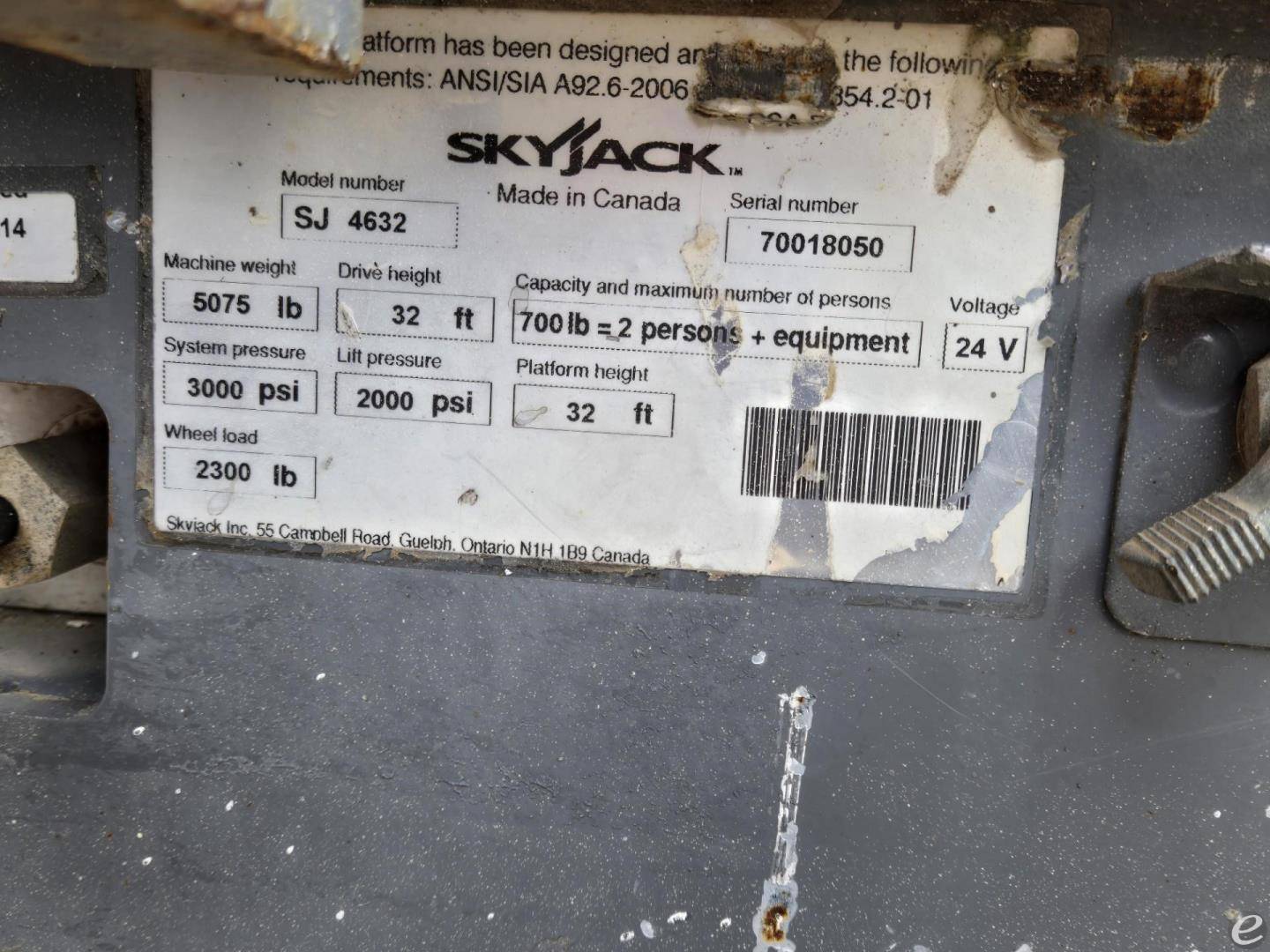 2014 Skyjack SJIII4632