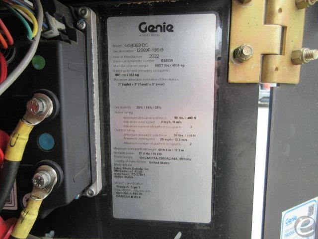 2022 Genie GS4069DC