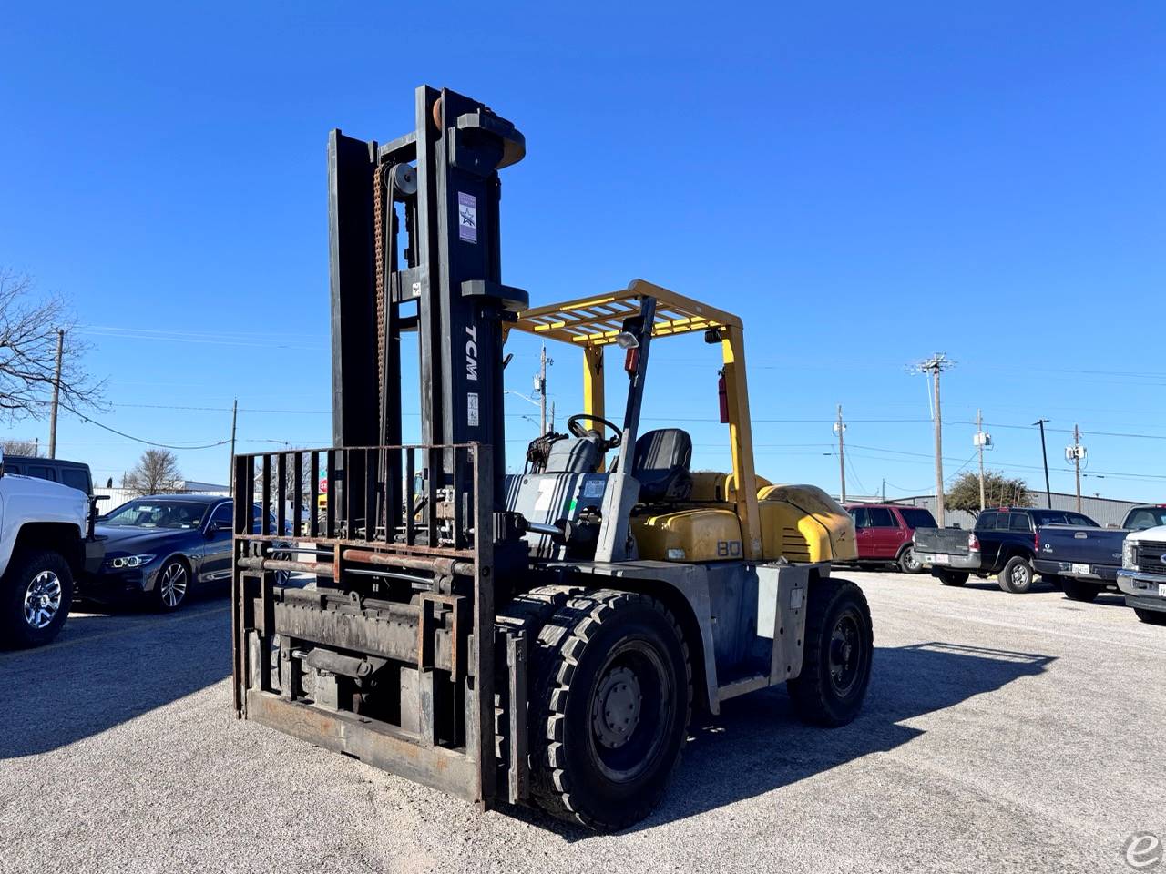 2008 TCM FD80-2 Pneumatic Tire Forklift