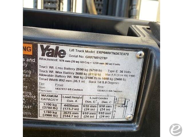 2016 Yale ERP040VT