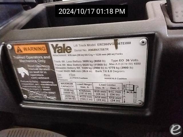 2017 Yale ERC060VG