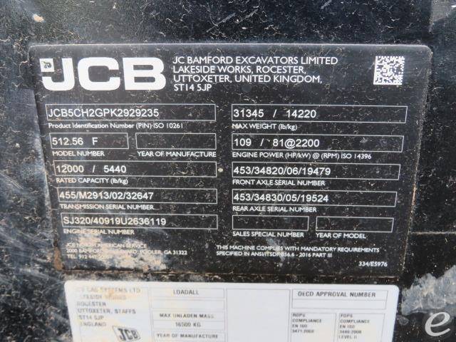 2019 JCB 512-56