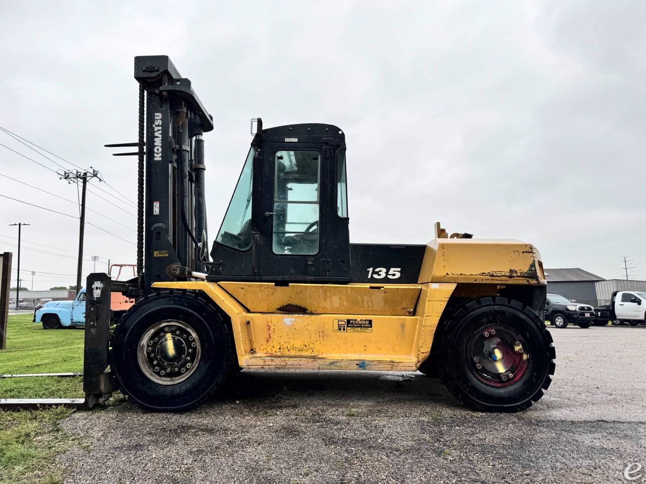 2008 Komatsu FD135T-8 Pneumatic Tir...