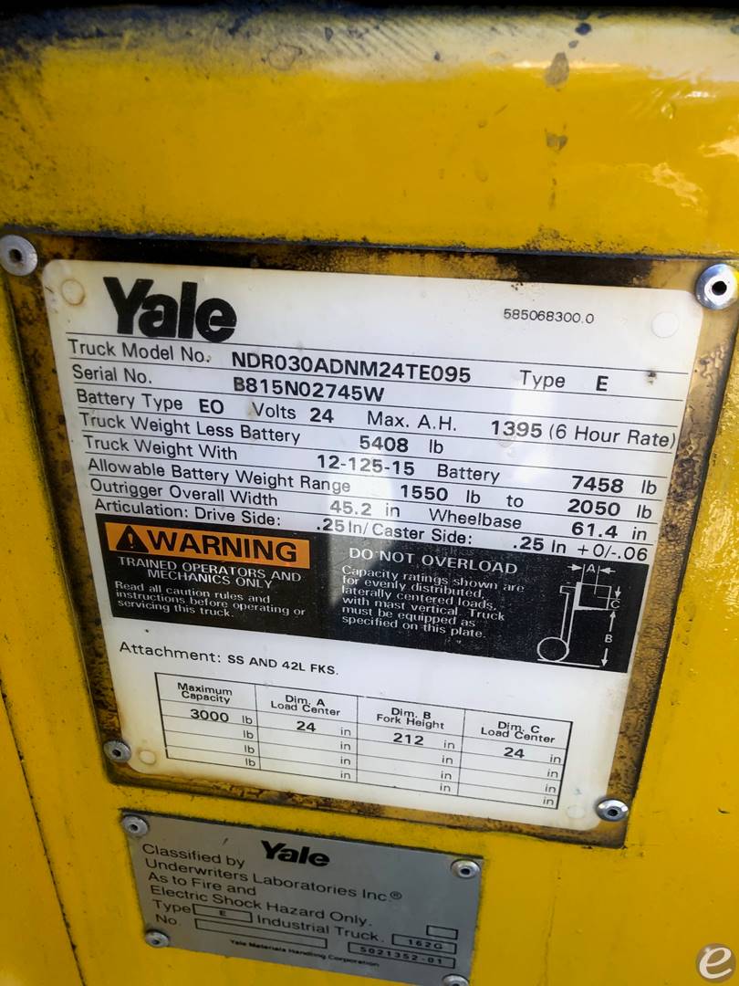 1999 Yale NDR040