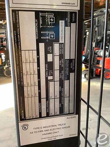 2022 Linde V15P_5215-WG Electric Order Picker - 123Forklift