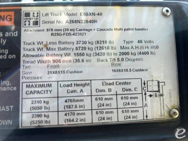 Hyster E65XN-40