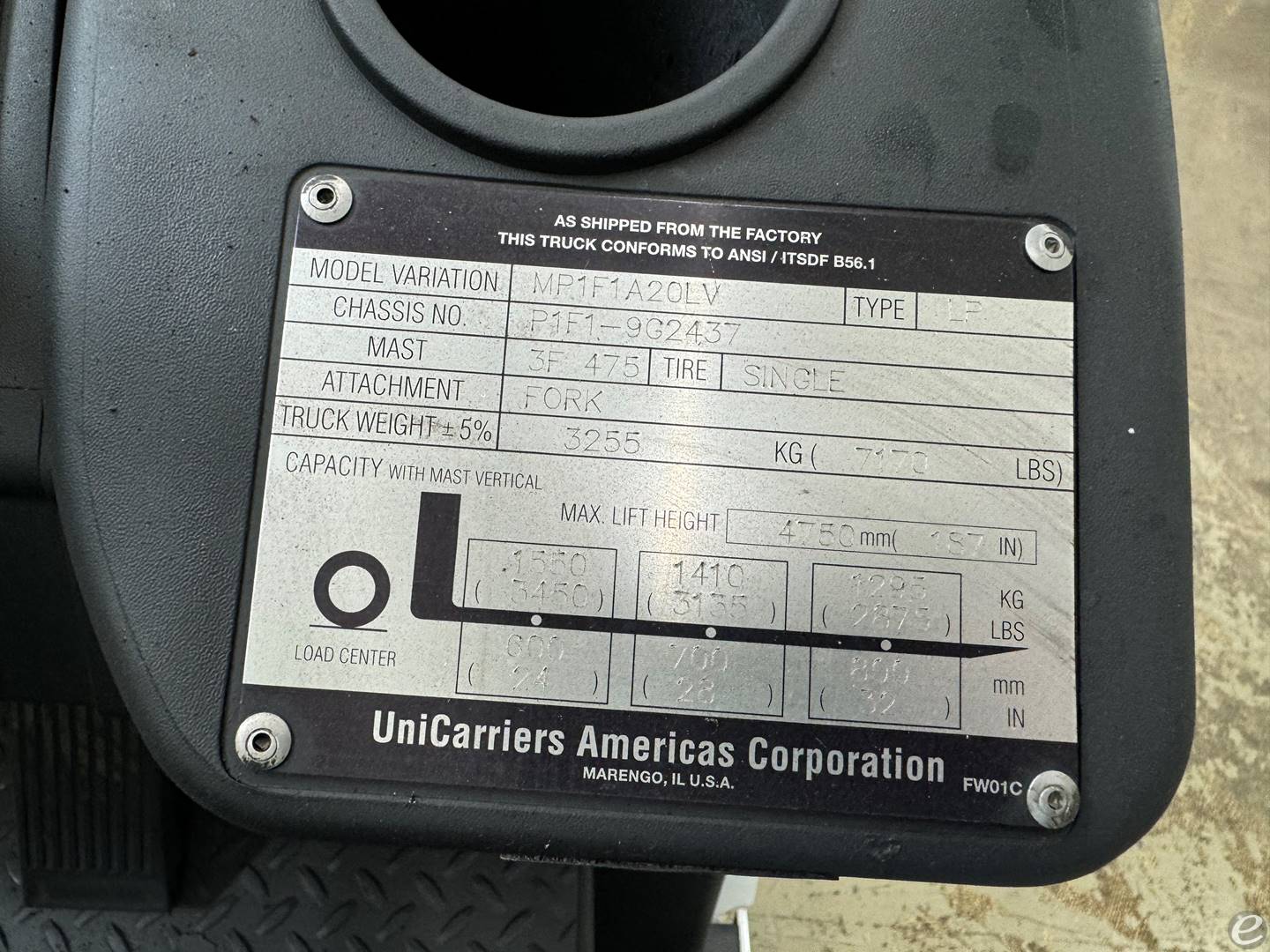 2013 Unicarriers PFS40