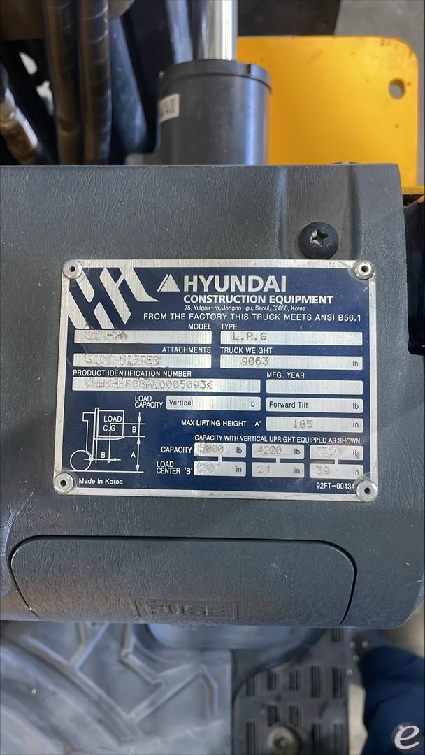 2019 Hyundai 25L-7A