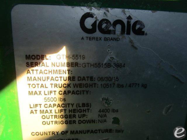 2015 Genie GTH5519