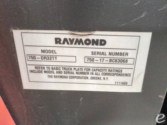 2017 Raymond 750-DR32TT