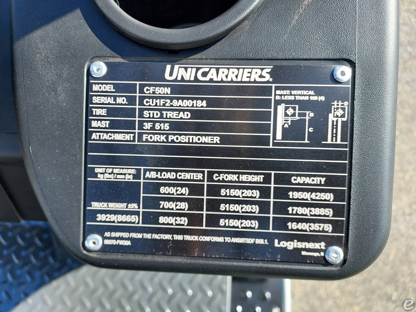 2024 Unicarriers CF50LP