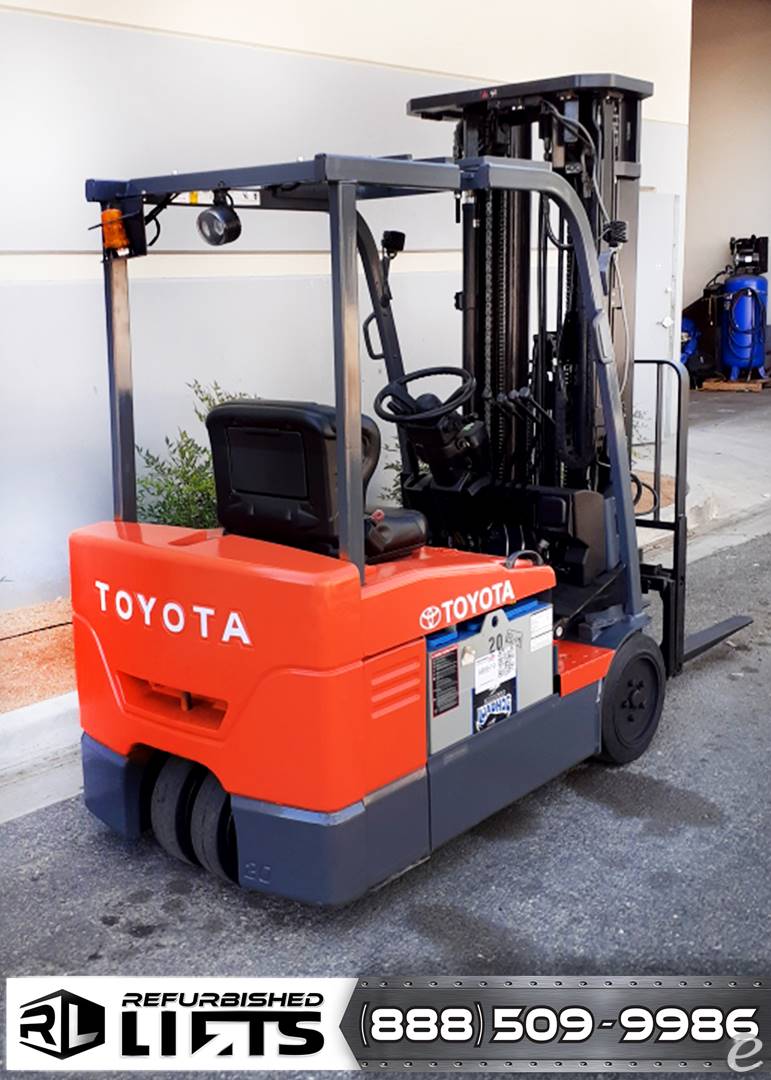 Toyota Electric 3 Wheel Forklift - 123Forklift