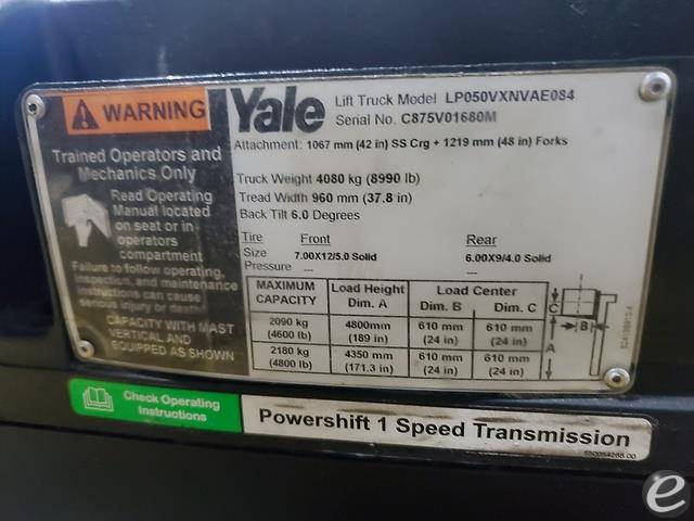 2014 Yale GP050VX