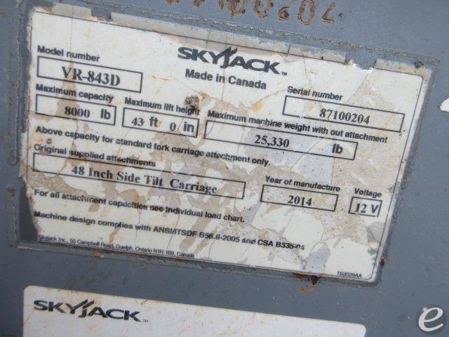 2014 Skyjack VR843D