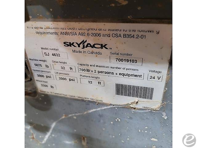 2014 Skyjack SJ-4632