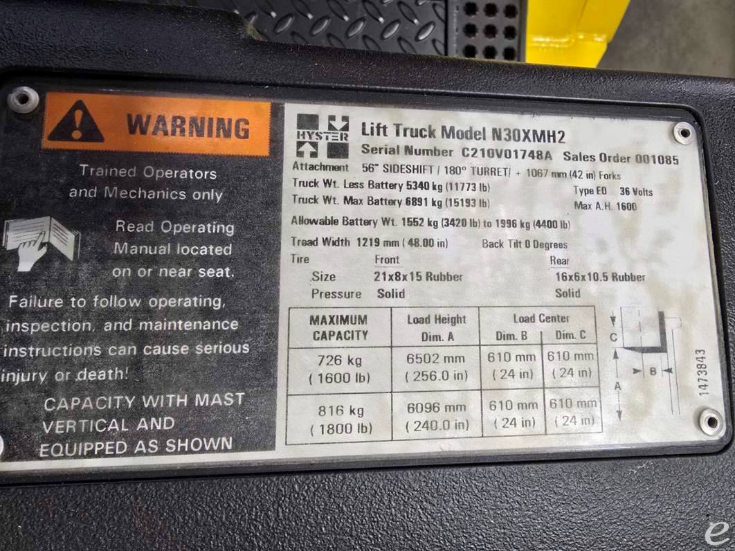 2003 Hyster N30XMH2