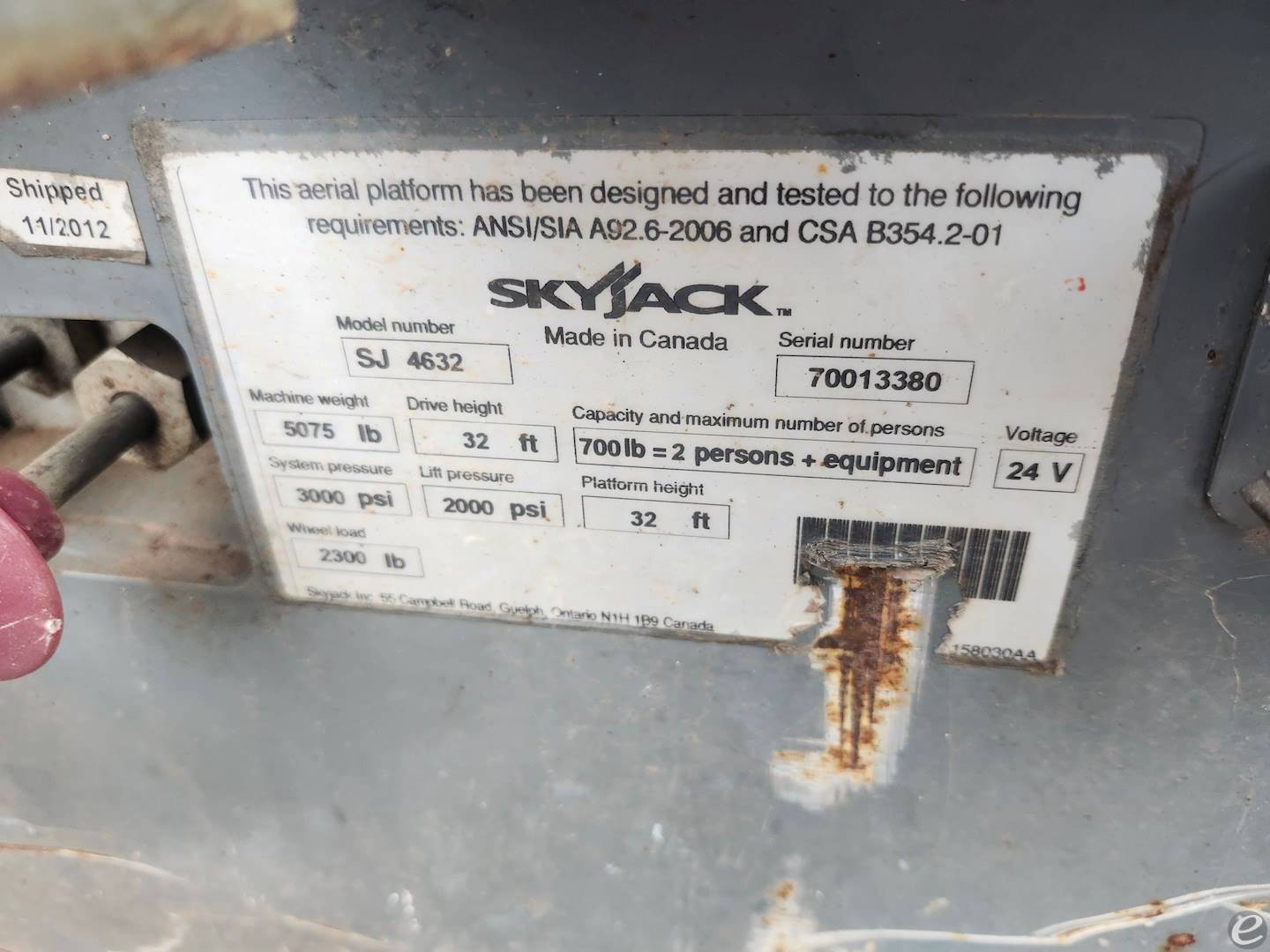 Skyjack SJ1114632