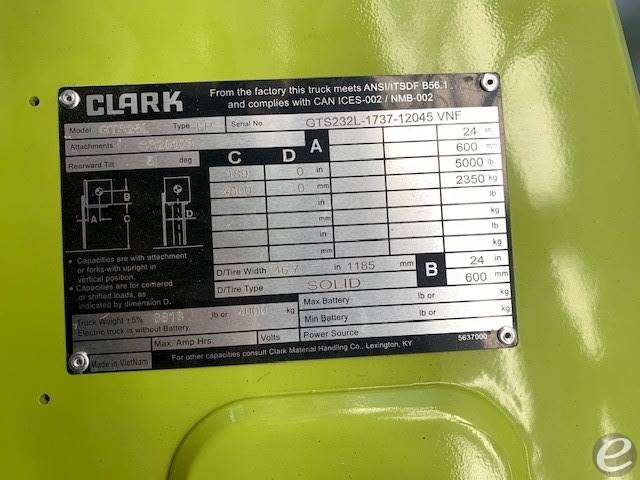 2024 Clark GTS25L