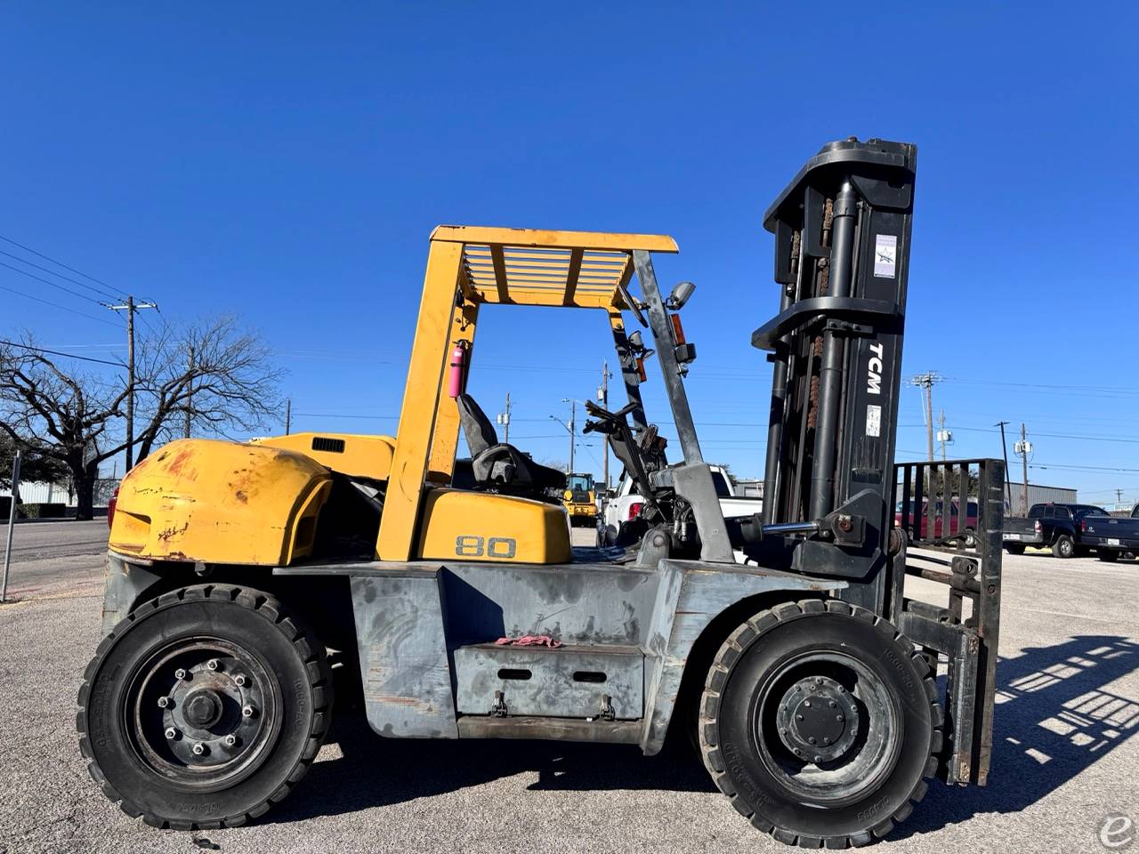 2008 TCM FD80-2 Pneumatic Tire Forklift - 123Forklift