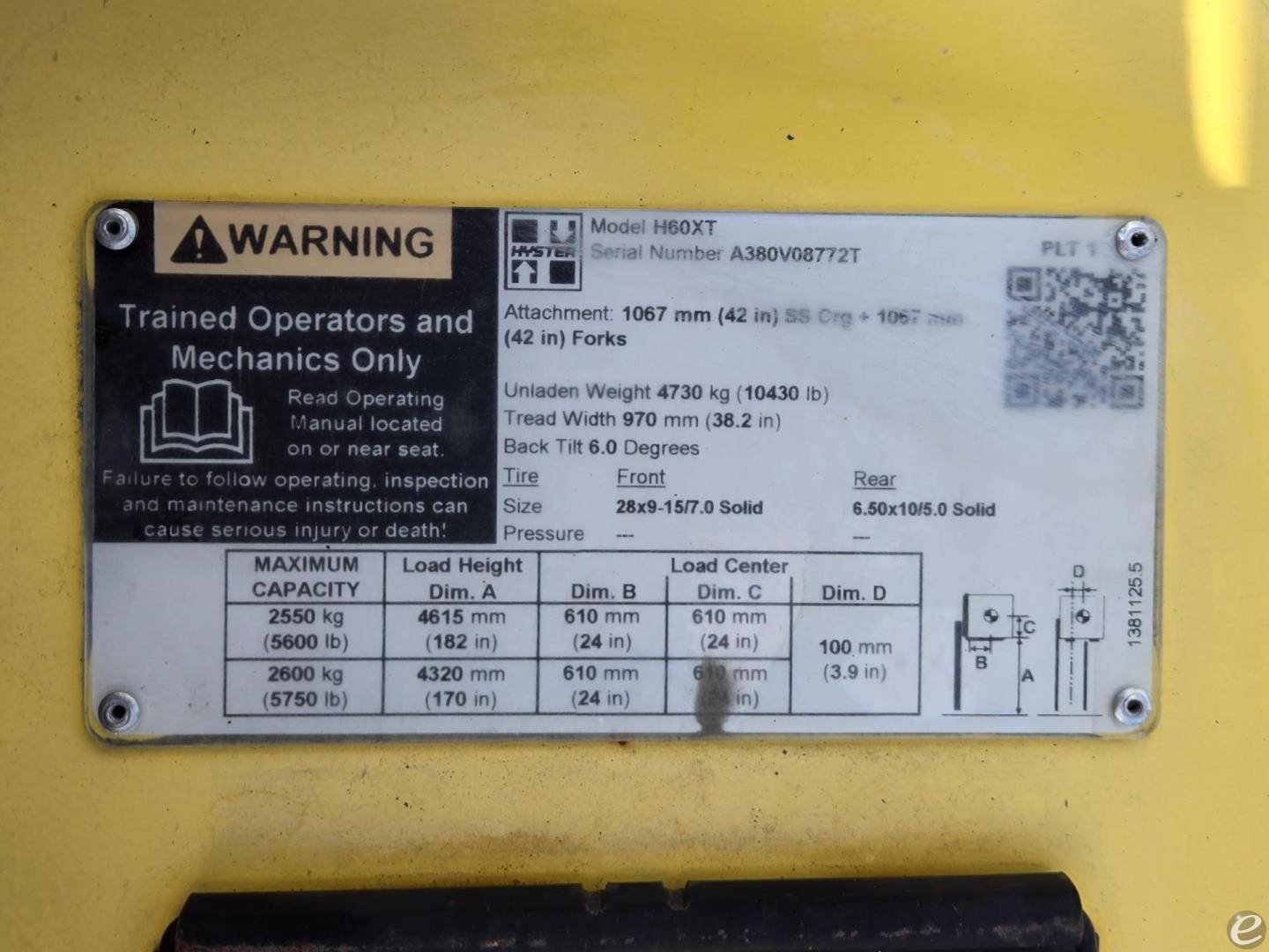 2019 Hyster H60XT