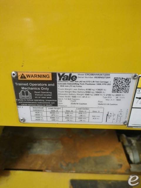 2017 Yale ERC080VHN36TF099