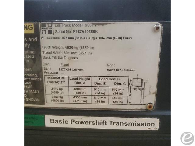 2012 Hyster S50FT