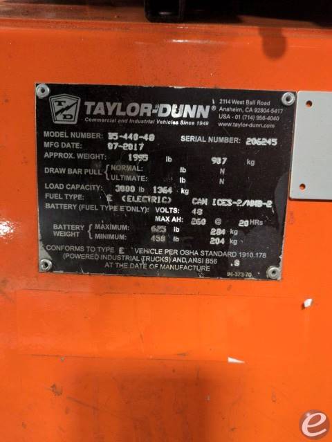 2017 Taylor Dunn B5-440-48