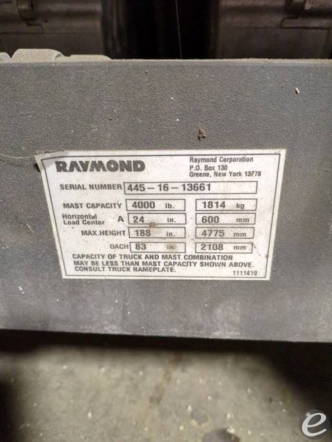 2016 Raymond 445-C35STT