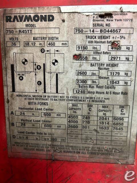 Raymond 750R45TT