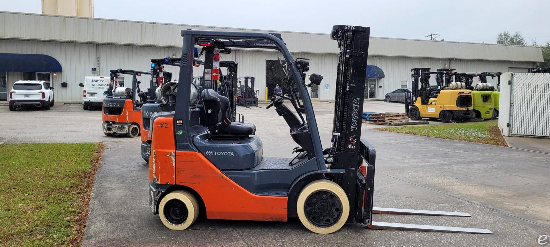 2018 Toyota 8FGCU25 Cushion Tire Forklift - 123Forklift