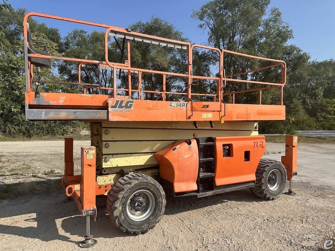 2014 JLG 4394RT Rough Terrain Scissor Lift - 123Forklift