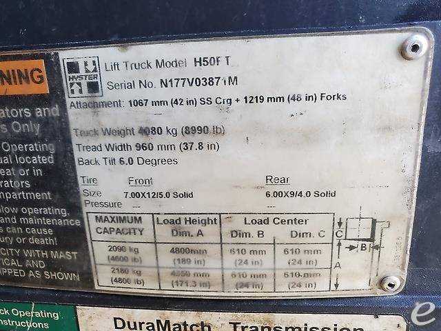 2014 Hyster H50FT