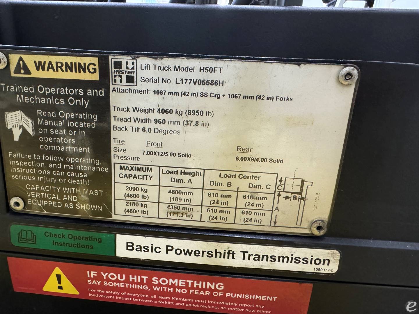 2010 Hyster H50FT