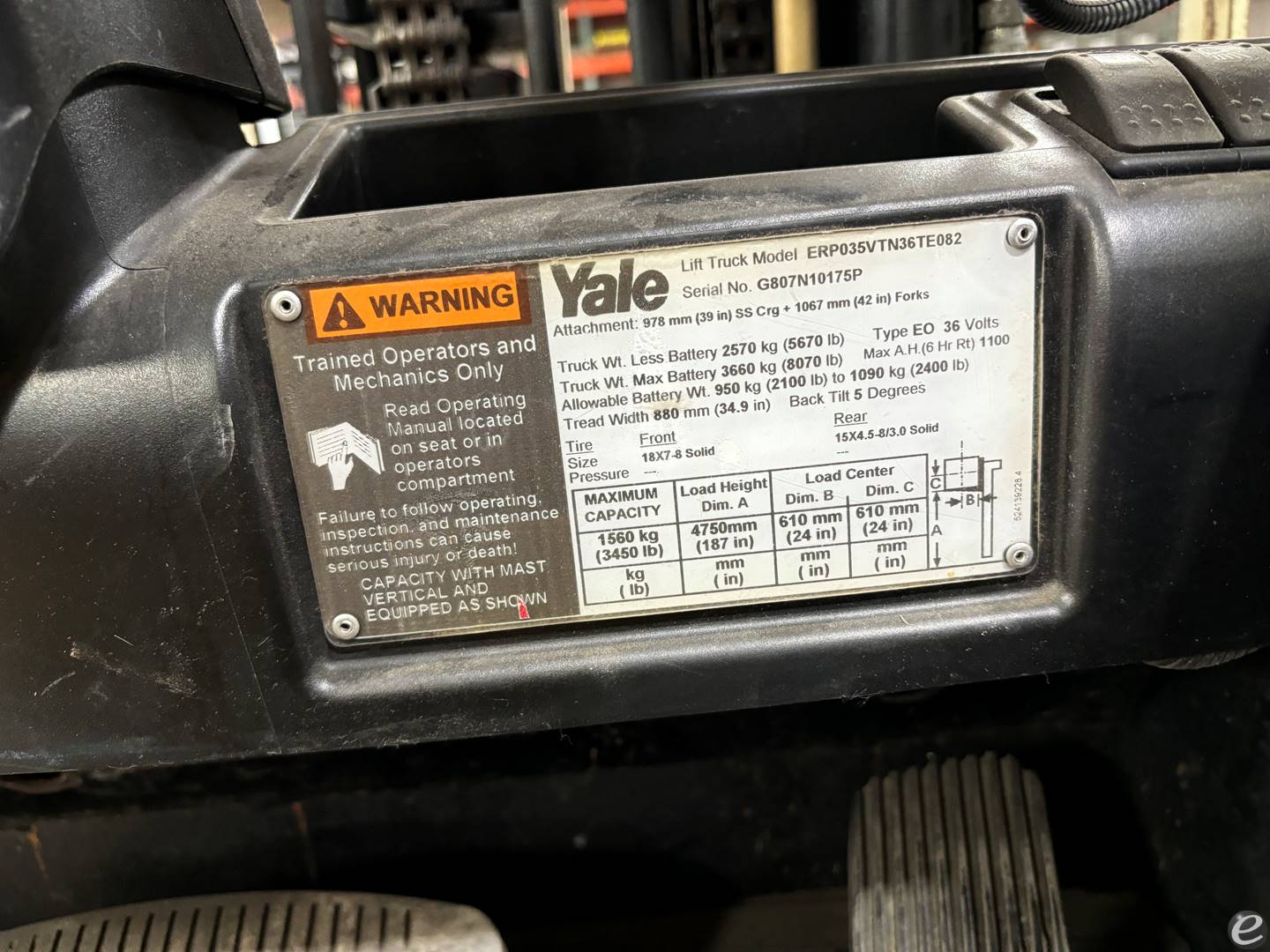 2016 Yale ERP035VT