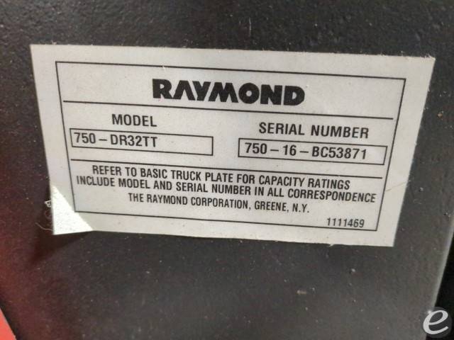 2016 Raymond 750-DR32TT