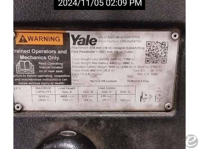 2020 Yale ESC040AD