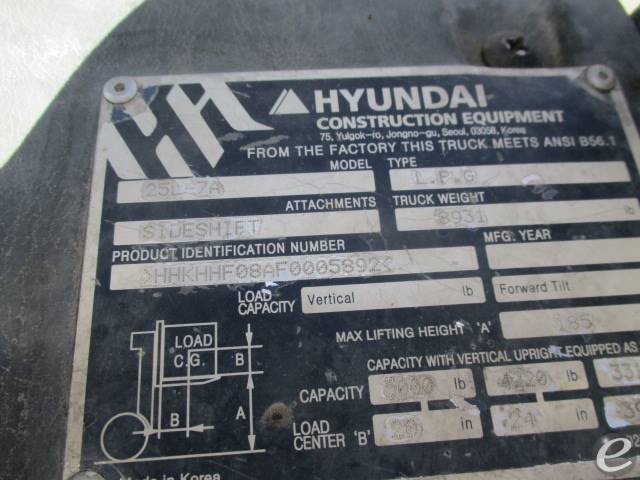 2021 Hyundai 25L-7A